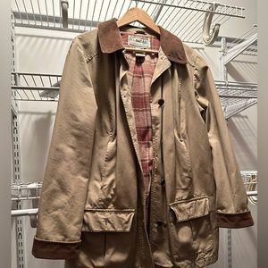 LL Bean Women's Adirondack Barn Coat, Flannel-Lined